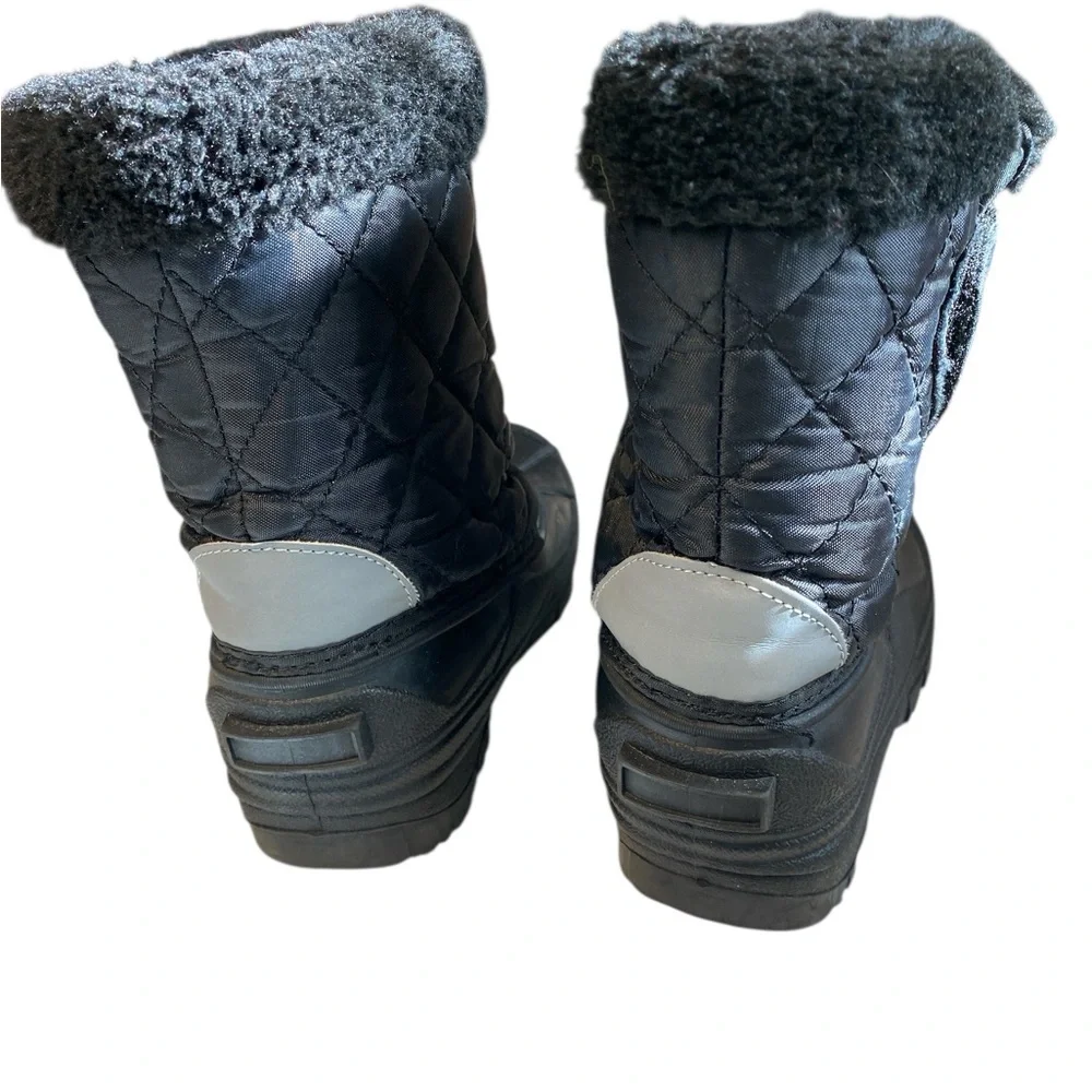 Kids Black Winter Snow Boots size 11